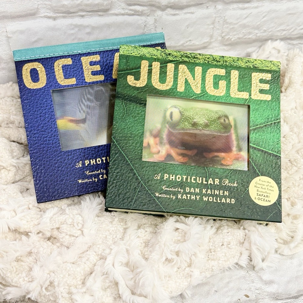Ocean & Jungle A PHOTICULAR Book Lot Dan Kainen & Kathy Wollard 2ct - Very Good